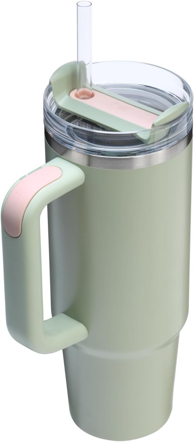 image:imageSTANLEY Quencher H20 Flow State Tumbler 20 oz Frost SprinkleLichen