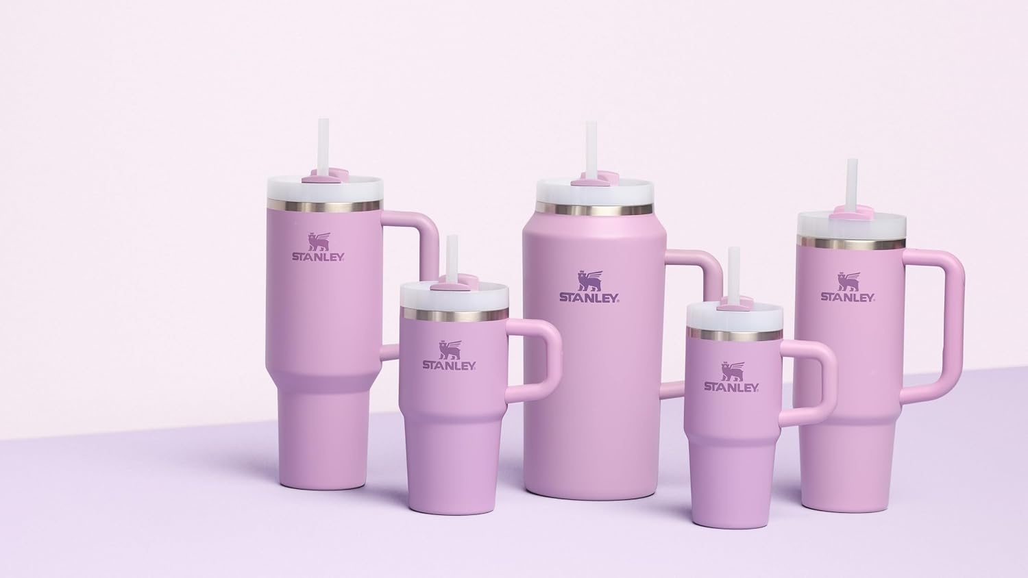 image:imageSTANLEY Quencher H20 Flow State Tumbler 20 oz Frost SprinkleLila