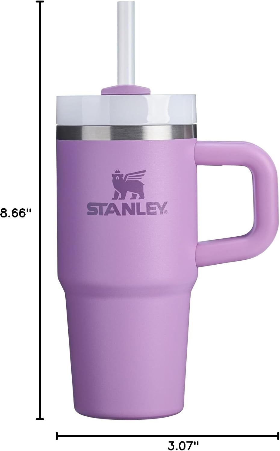 image:imageSTANLEY Quencher H20 Flow State Tumbler 20 oz Frost SprinkleLilac