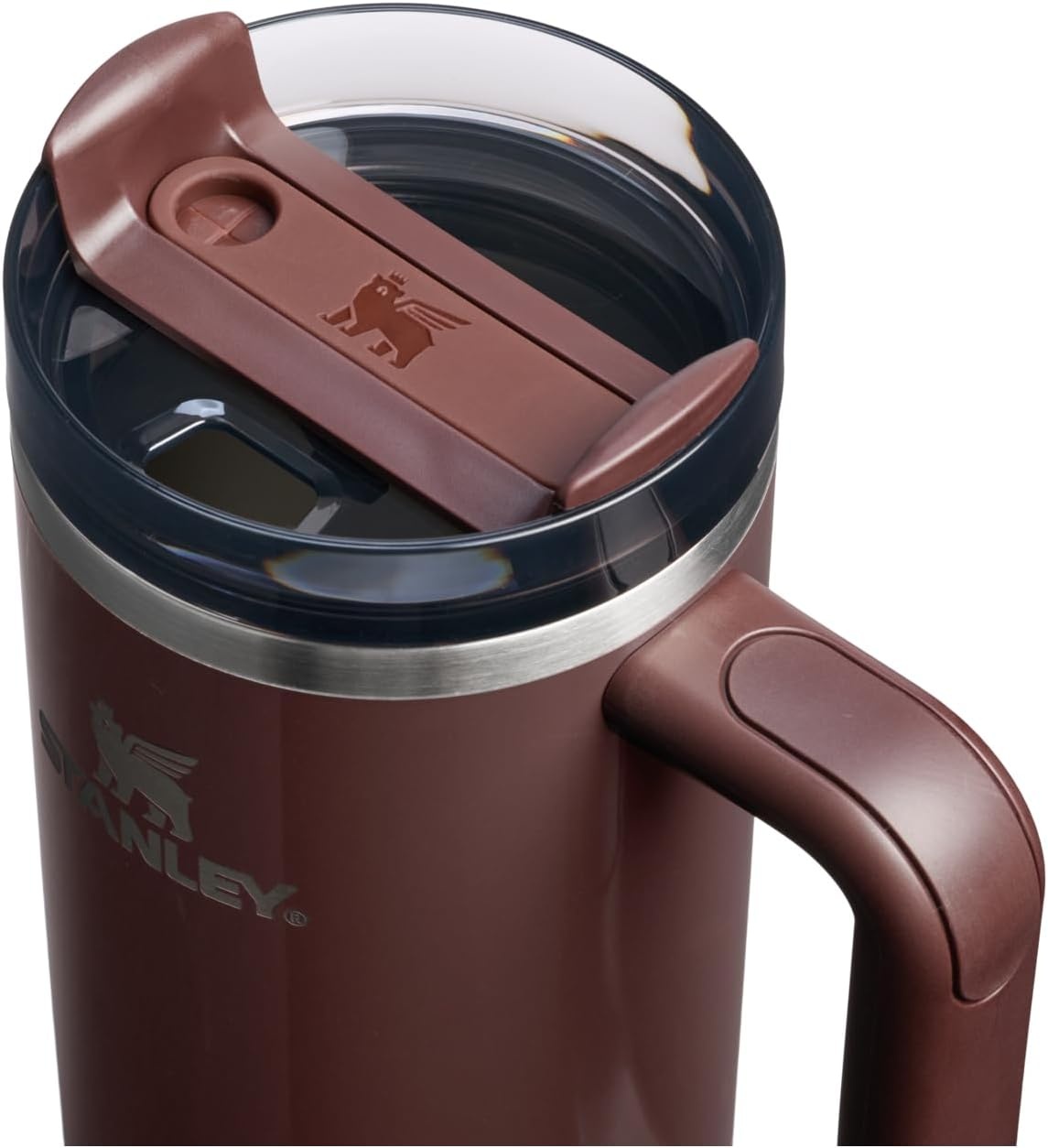 image:imageSTANLEY Quencher H20 Flow State Tumbler 20 oz Frost SprinkleMahogany Gloss
