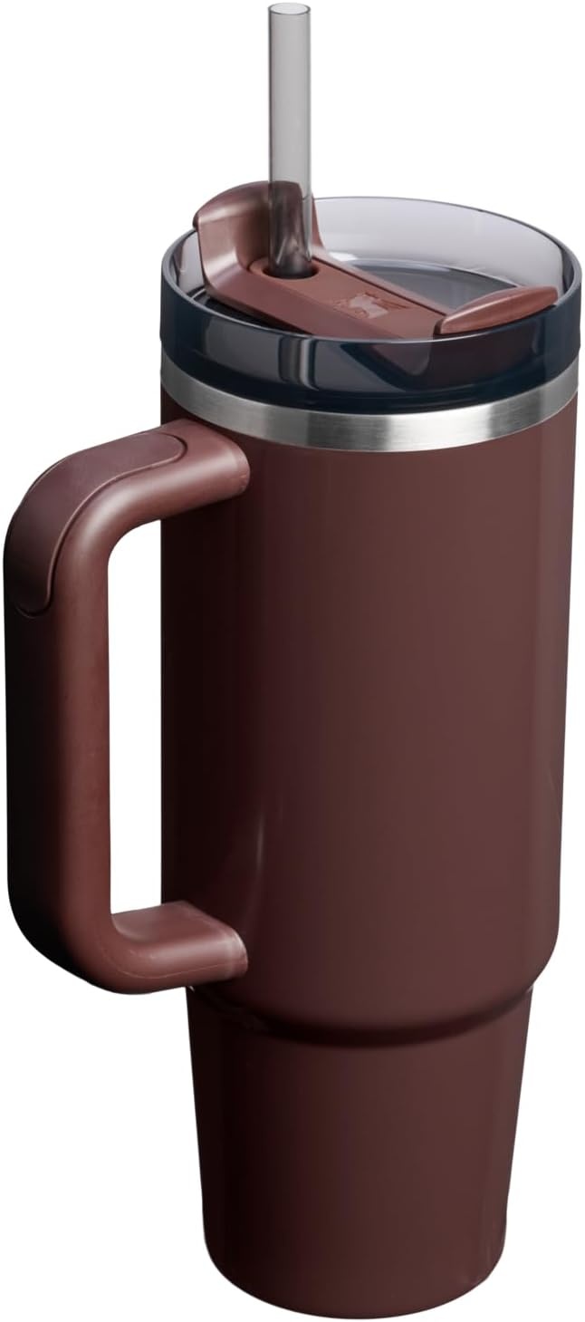image:imageSTANLEY Quencher H20 Flow State Tumbler 20 oz Frost SprinkleMahogany Gloss