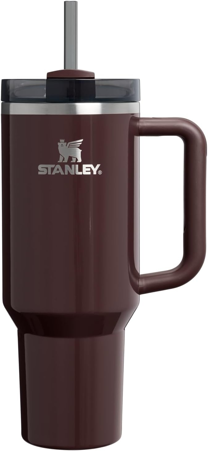 image:imageSTANLEY Quencher H20 Flow State Tumbler 20 oz Frost SprinkleMahogany Gloss