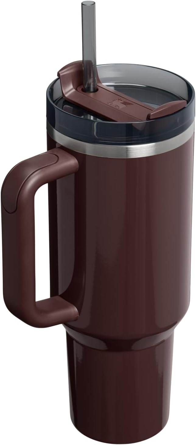 image:imageSTANLEY Quencher H20 Flow State Tumbler 20 oz Frost SprinkleMahogany Gloss