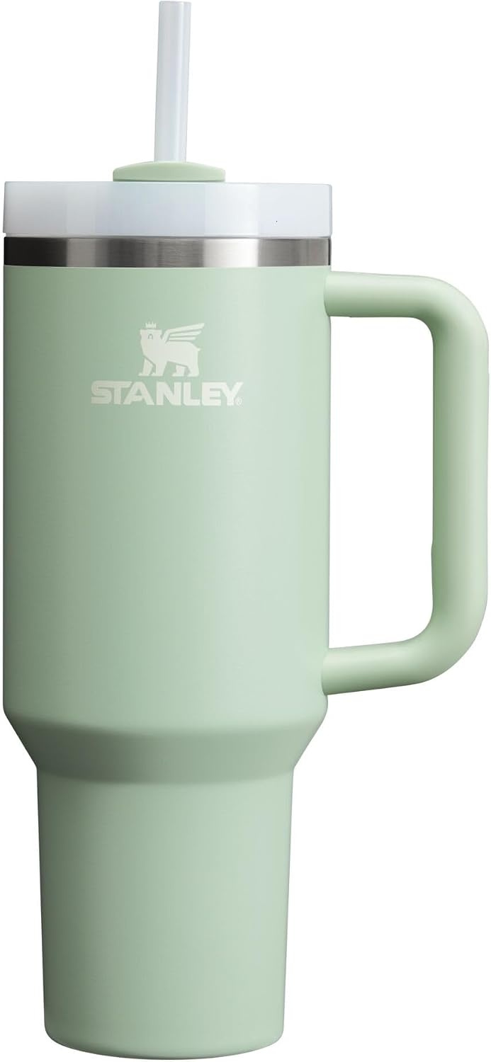 image:imageSTANLEY Quencher H20 Flow State Tumbler 20 oz Frost SprinkleMatcha Cream