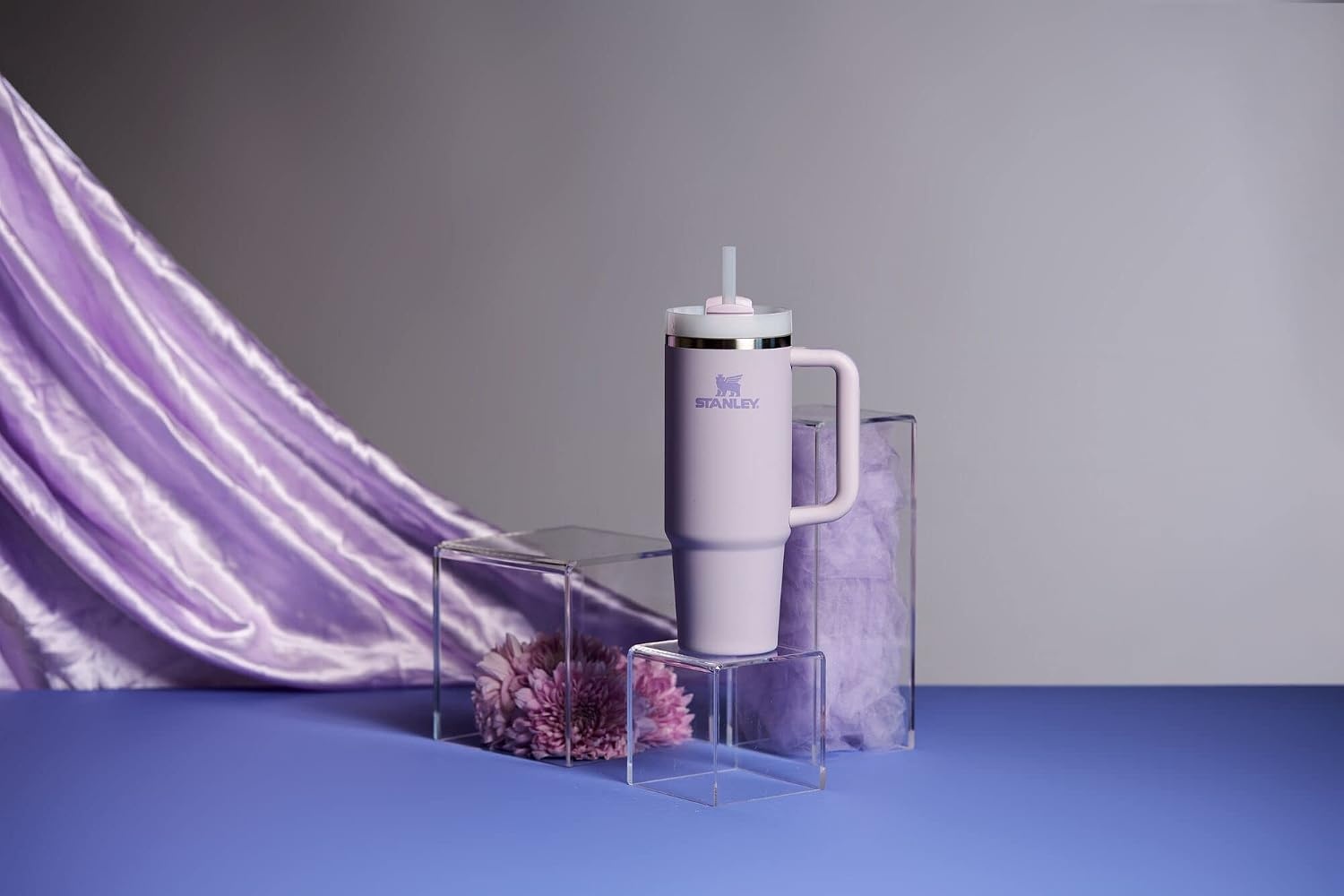 image:imageSTANLEY Quencher H20 Flow State Tumbler 20 oz Frost SprinkleOrchid Soft Matte