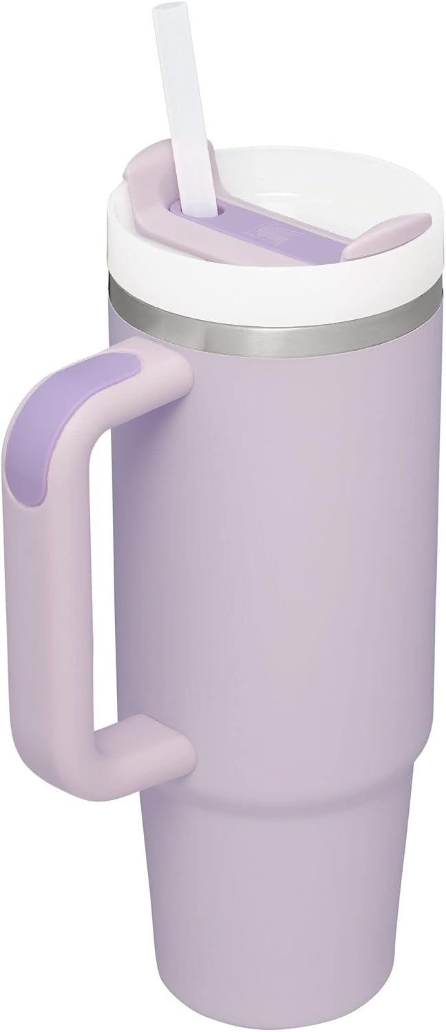 image:imageSTANLEY Quencher H20 Flow State Tumbler 20 oz Frost SprinkleOrchid Soft Matte