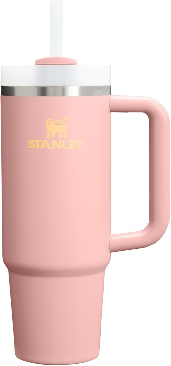 image:imageSTANLEY Quencher H20 Flow State Tumbler 20 oz Frost SprinklePeach Rose