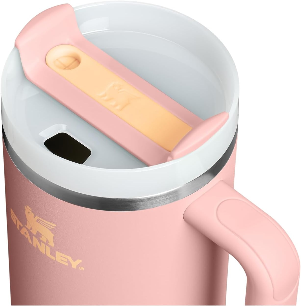 image:imageSTANLEY Quencher H20 Flow State Tumbler 20 oz Frost SprinklePeach Rose