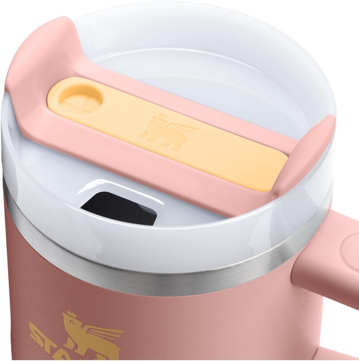 image:imageSTANLEY Quencher H20 Flow State Tumbler 20 oz Frost SprinklePeach Rose