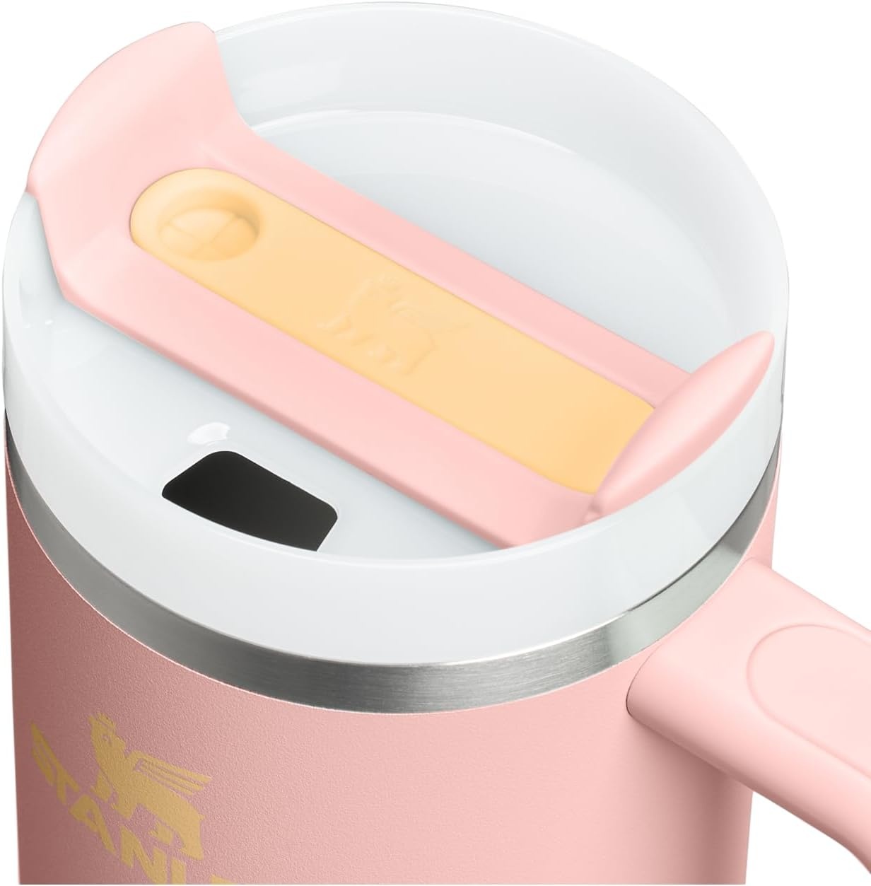 image:imageSTANLEY Quencher H20 Flow State Tumbler 20 oz Frost SprinklePeach Rose