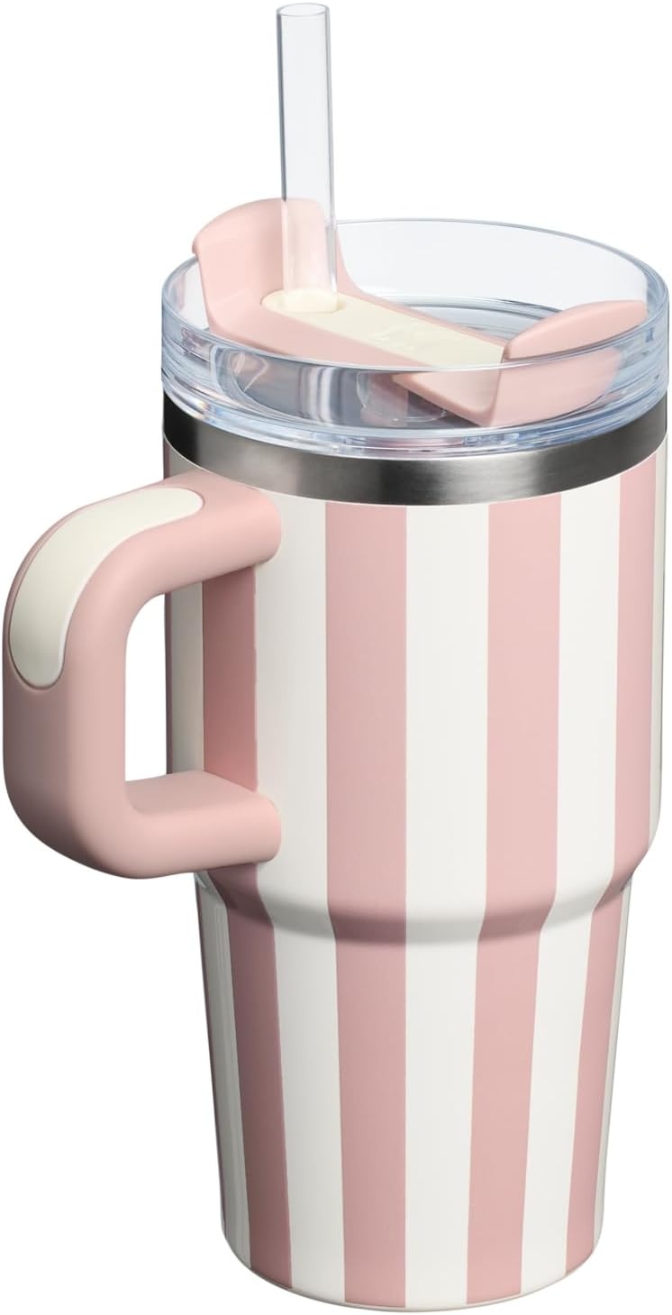 image:imageSTANLEY Quencher H20 Flow State Tumbler 20 oz Frost SprinklePeach Whip Cabana Gloss