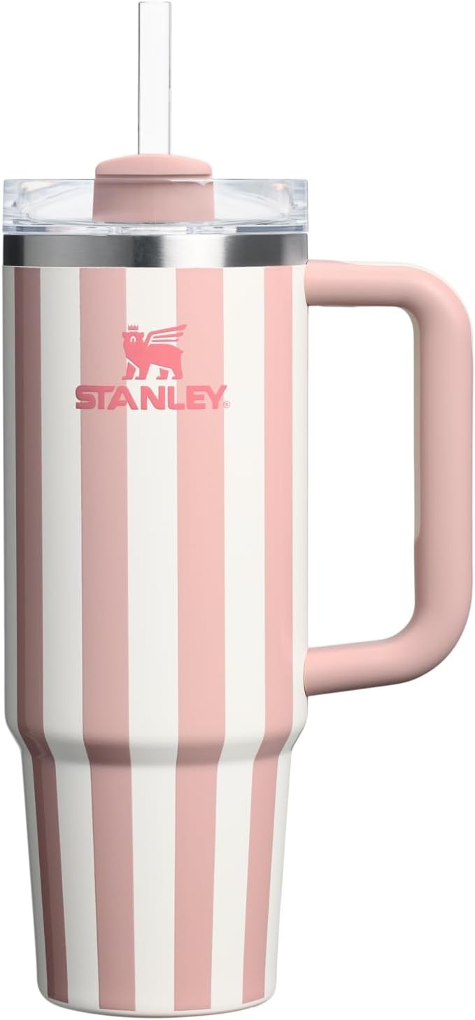 image:imageSTANLEY Quencher H20 Flow State Tumbler 20 oz Frost SprinklePeach Whip Cabana Gloss
