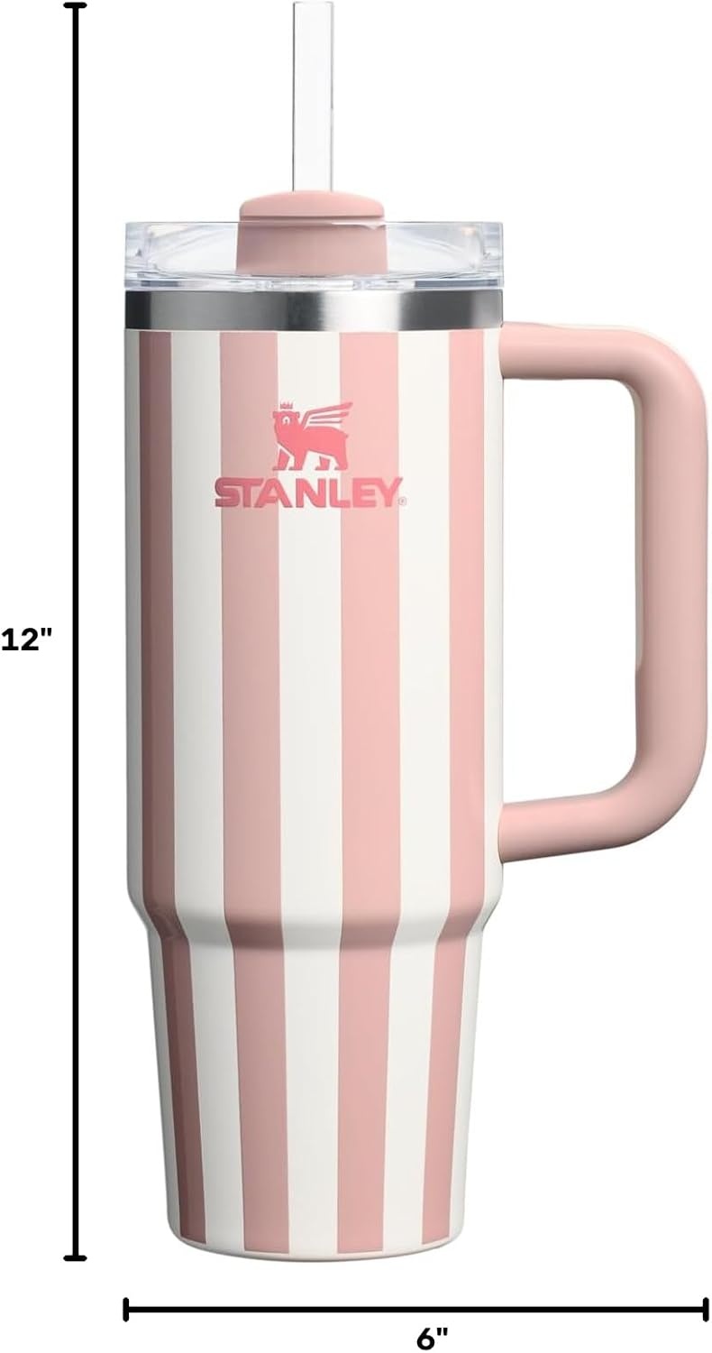 image:imageSTANLEY Quencher H20 Flow State Tumbler 20 oz Frost SprinklePeach Whip Cabana Gloss