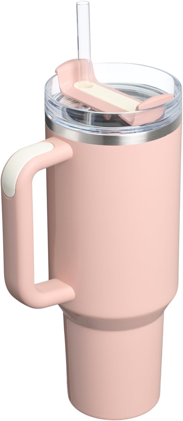 image:imageSTANLEY Quencher H20 Flow State Tumbler 20 oz Frost SprinklePeach Whip Gloss