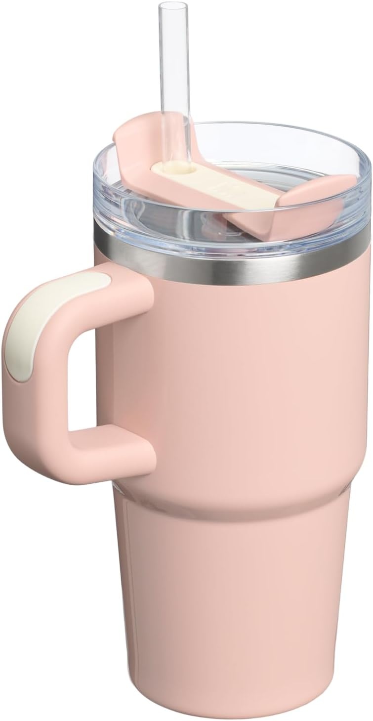 image:imageSTANLEY Quencher H20 Flow State Tumbler 20 oz Frost SprinklePeach Whip Gloss
