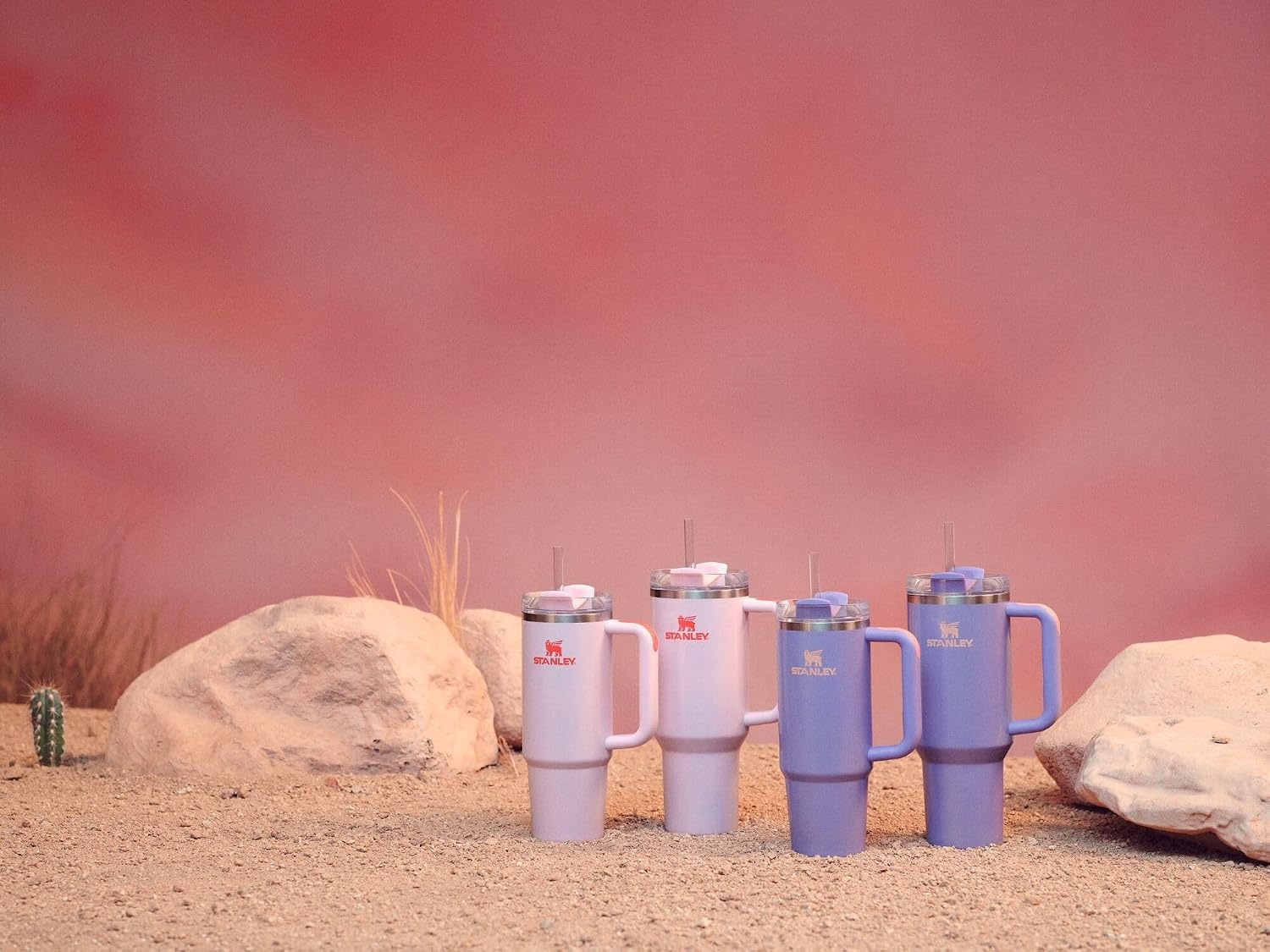 image:imageSTANLEY Quencher H20 Flow State Tumbler 20 oz Frost SprinklePeriwinkle Shimmer