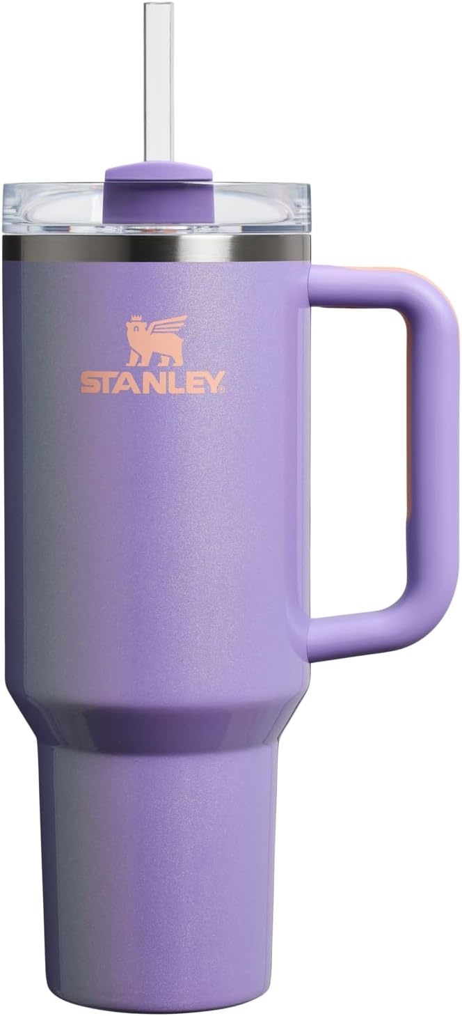 image:imageSTANLEY Quencher H20 Flow State Tumbler 20 oz Frost SprinklePeriwinkle Shimmer