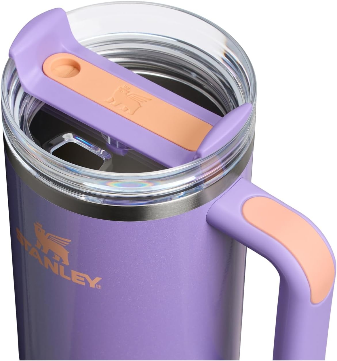 image:imageSTANLEY Quencher H20 Flow State Tumbler 20 oz Frost SprinklePeriwinkle Shimmer