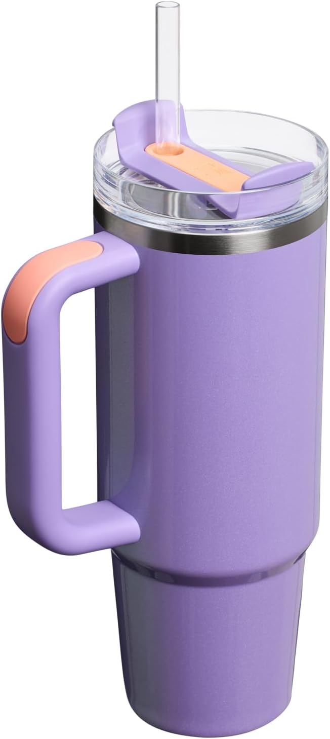 image:imageSTANLEY Quencher H20 Flow State Tumbler 20 oz Frost SprinklePeriwinkle Shimmer