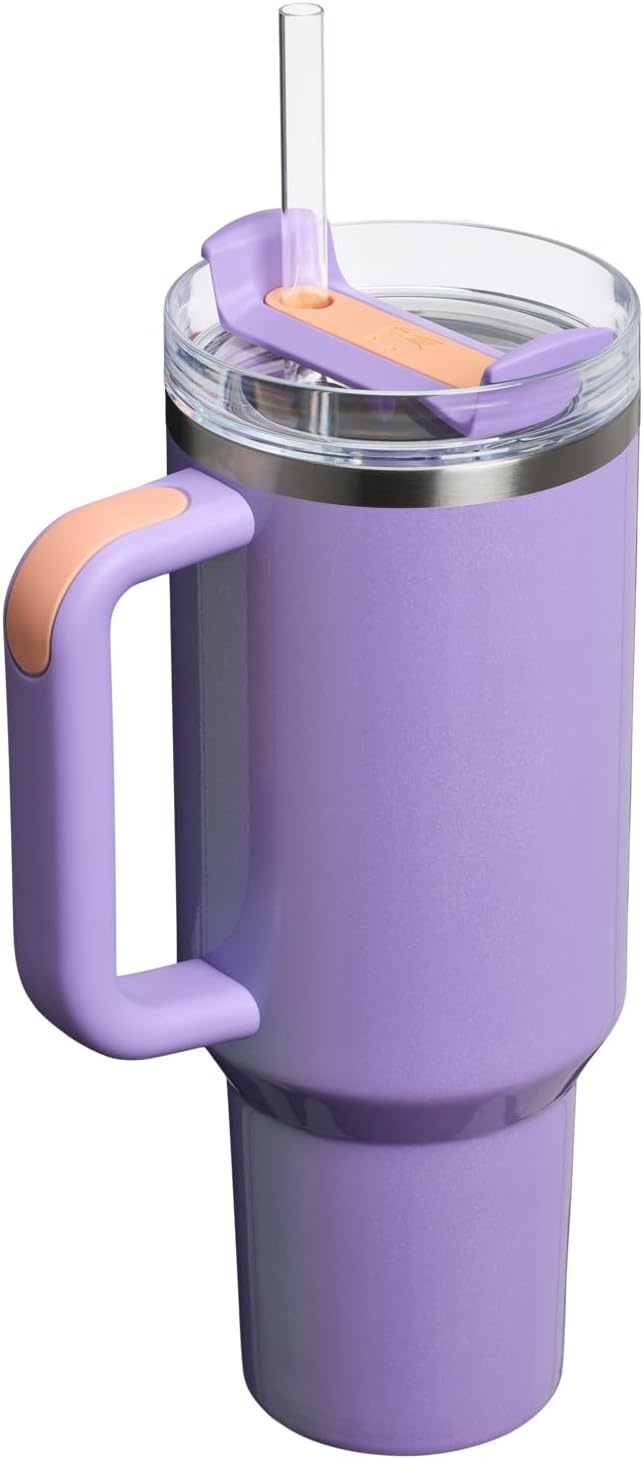 image:imageSTANLEY Quencher H20 Flow State Tumbler 20 oz Frost SprinklePeriwinkle Shimmer