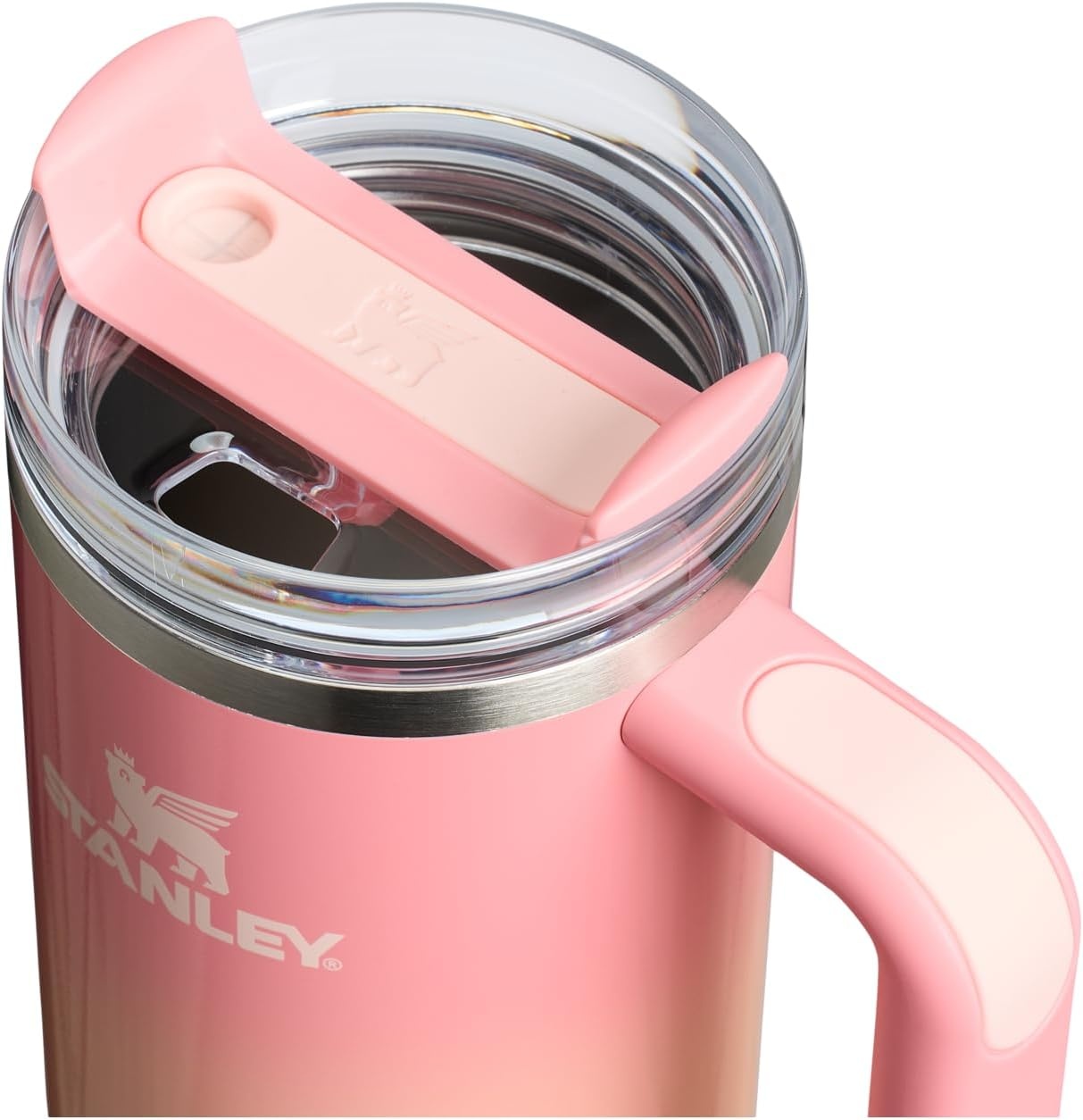 image:imageSTANLEY Quencher H20 Flow State Tumbler 20 oz Frost SprinklePink Mesa Sunset