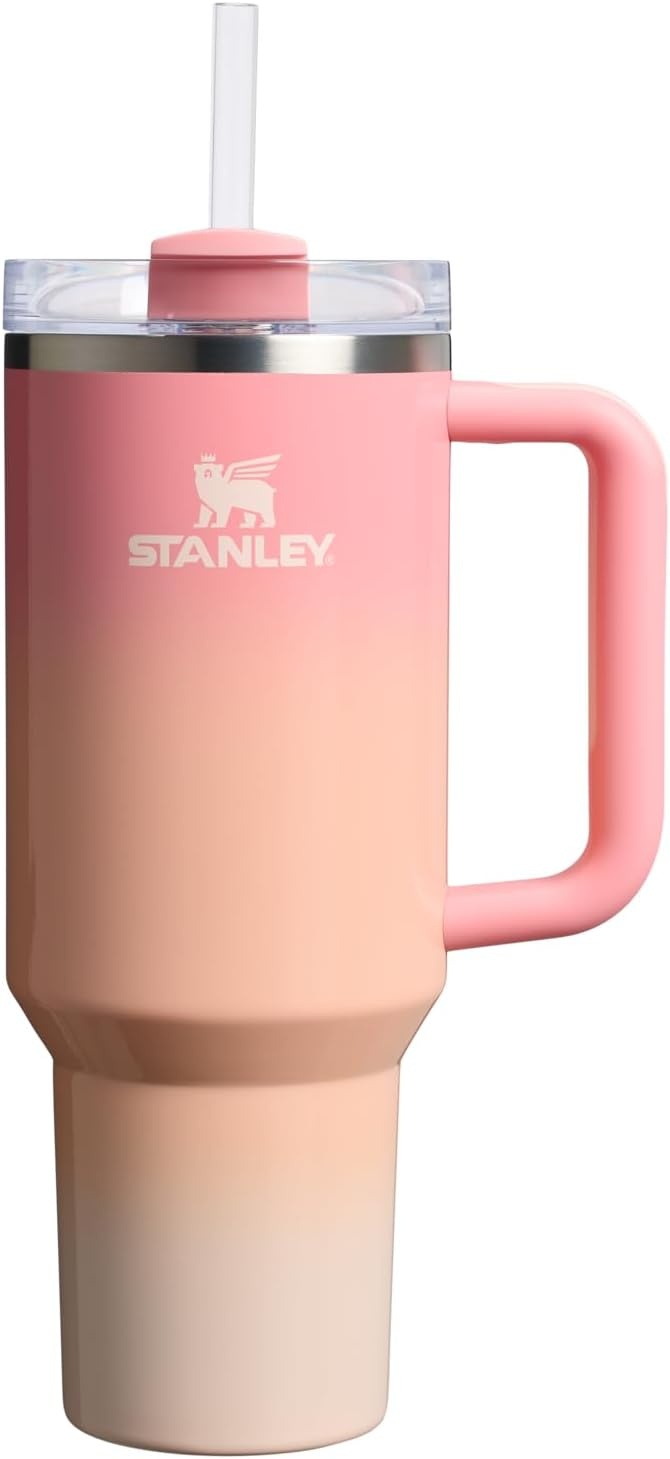 image:imageSTANLEY Quencher H20 Flow State Tumbler 20 oz Frost SprinklePink Mesa Sunset