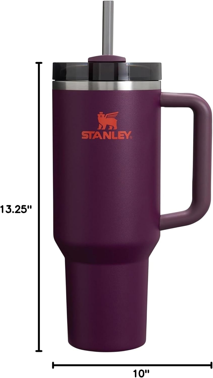 image:imageSTANLEY Quencher H20 Flow State Tumbler 20 oz Frost SprinklePlum