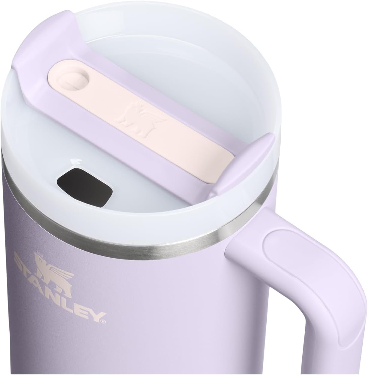 image:imageSTANLEY Quencher H20 Flow State Tumbler 20 oz Frost SprinklePurple Dust