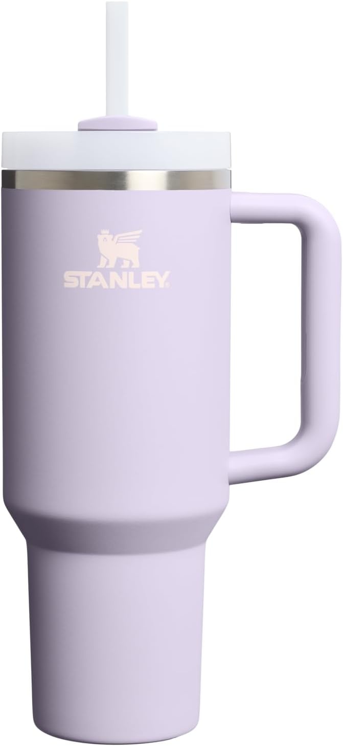 image:imageSTANLEY Quencher H20 Flow State Tumbler 20 oz Frost SprinklePurple Dust