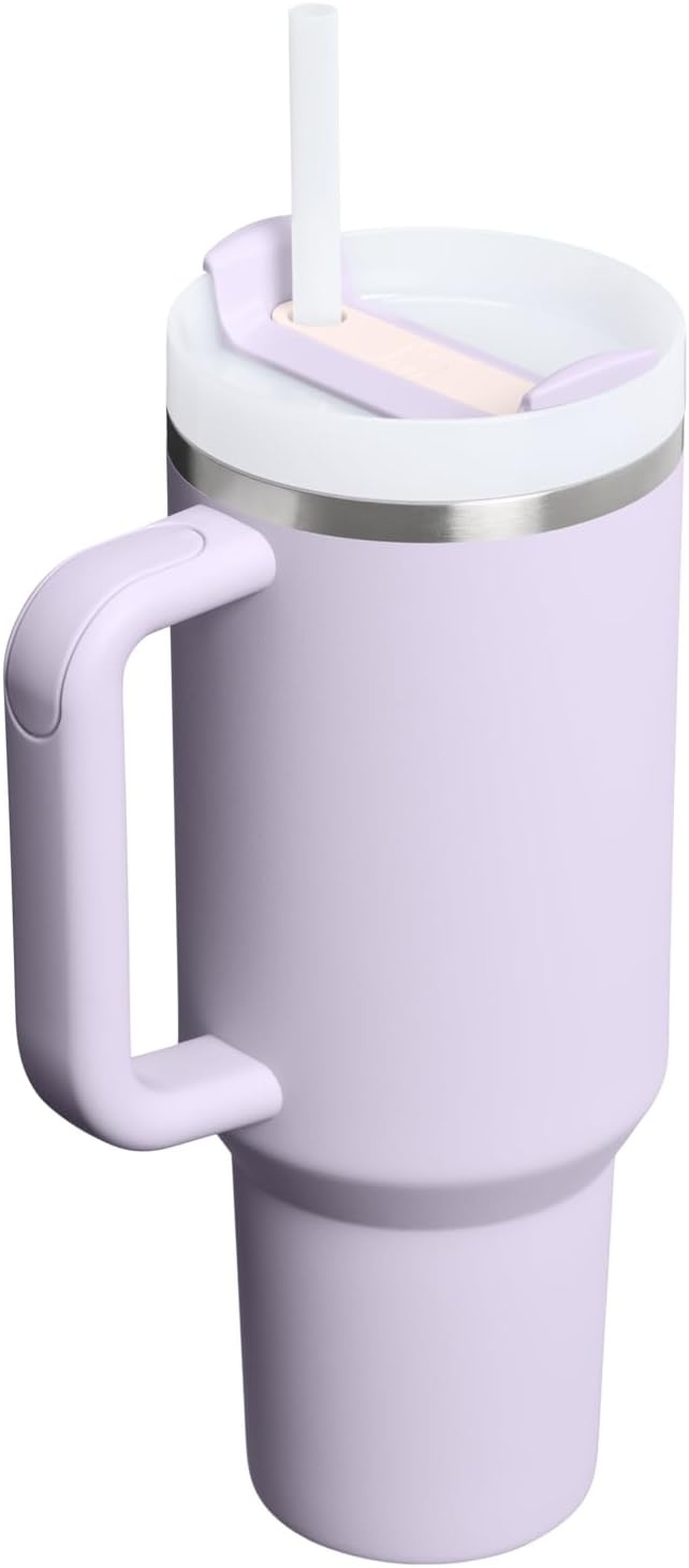image:imageSTANLEY Quencher H20 Flow State Tumbler 20 oz Frost SprinklePurple Dust