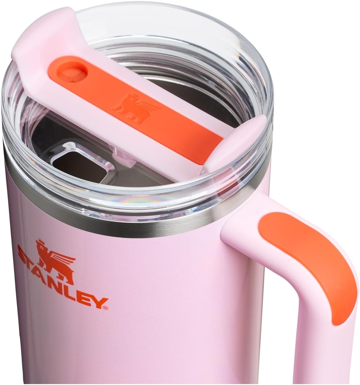 image:imageSTANLEY Quencher H20 Flow State Tumbler 20 oz Frost SprinkleRose Petal Shimmer