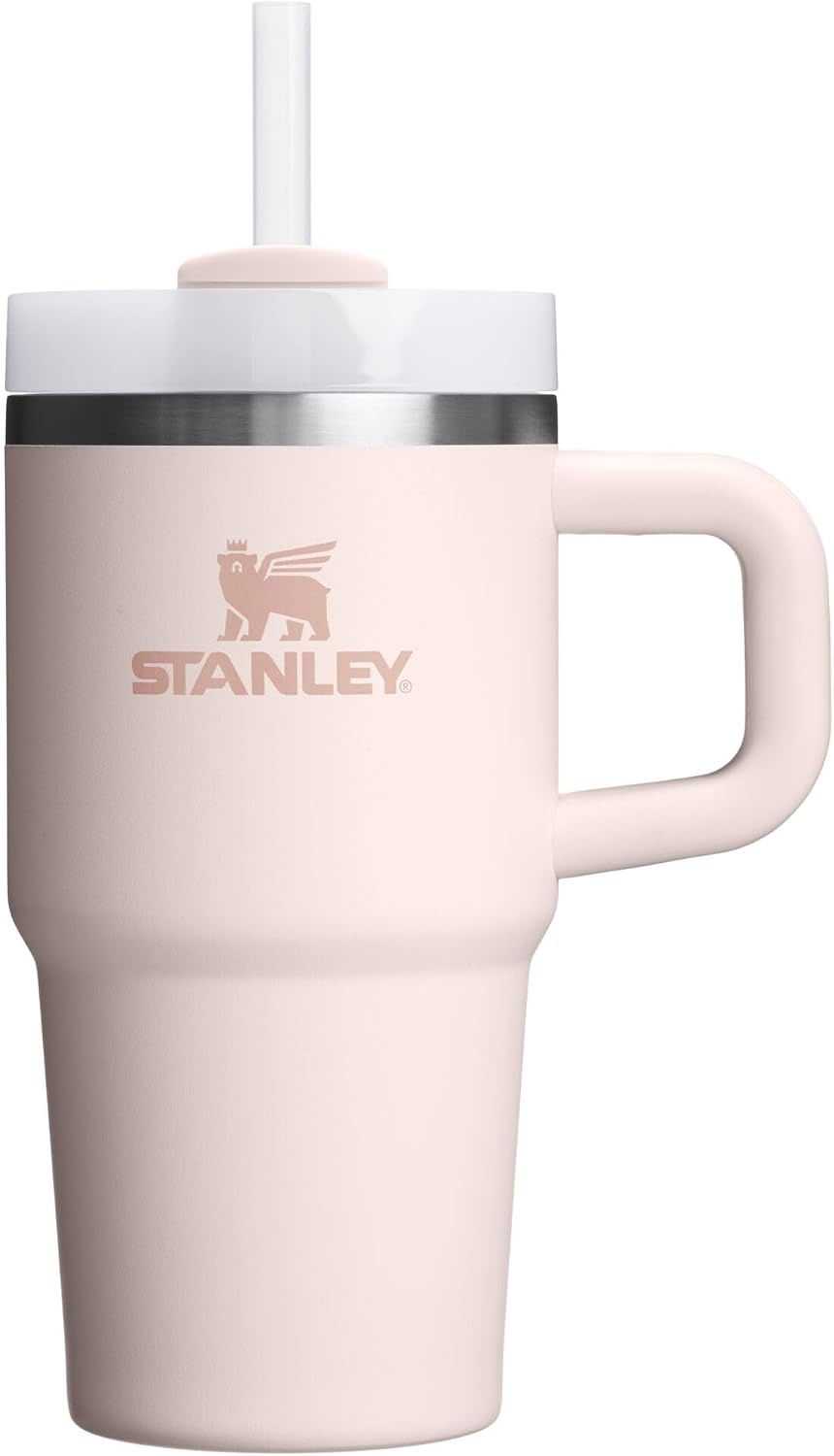 image:imageSTANLEY Quencher H20 Flow State Tumbler 20 oz Frost SprinkleRose Quartz 20