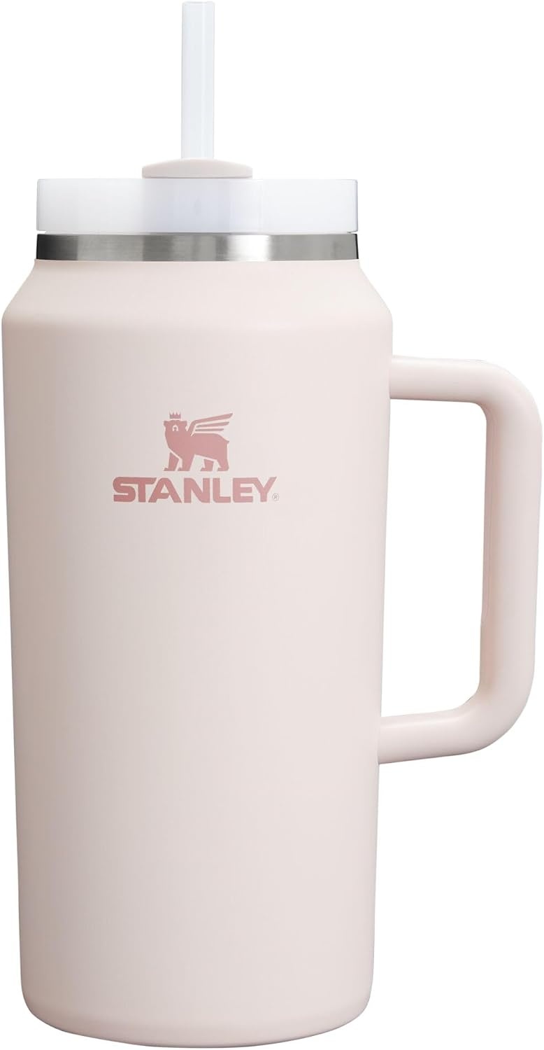 image:imageSTANLEY Quencher H20 Flow State Tumbler 20 oz Frost SprinkleRose Quartz 20