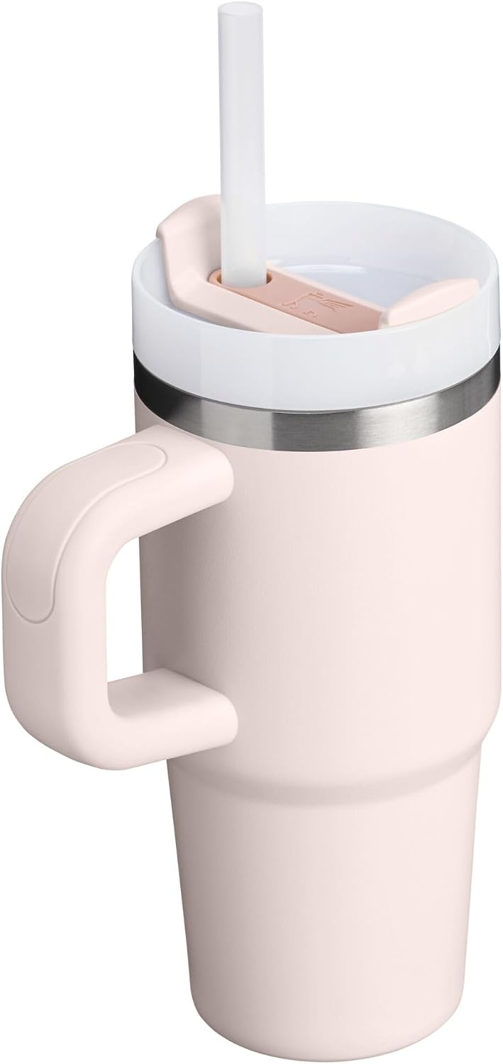 image:imageSTANLEY Quencher H20 Flow State Tumbler 20 oz Frost SprinkleRose Quartz 20