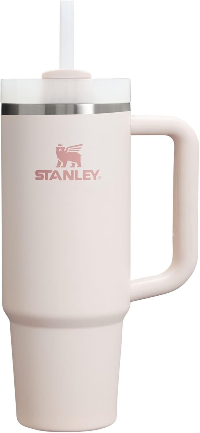 image:imageSTANLEY Quencher H20 Flow State Tumbler 20 oz Frost SprinkleRose Quartz 20