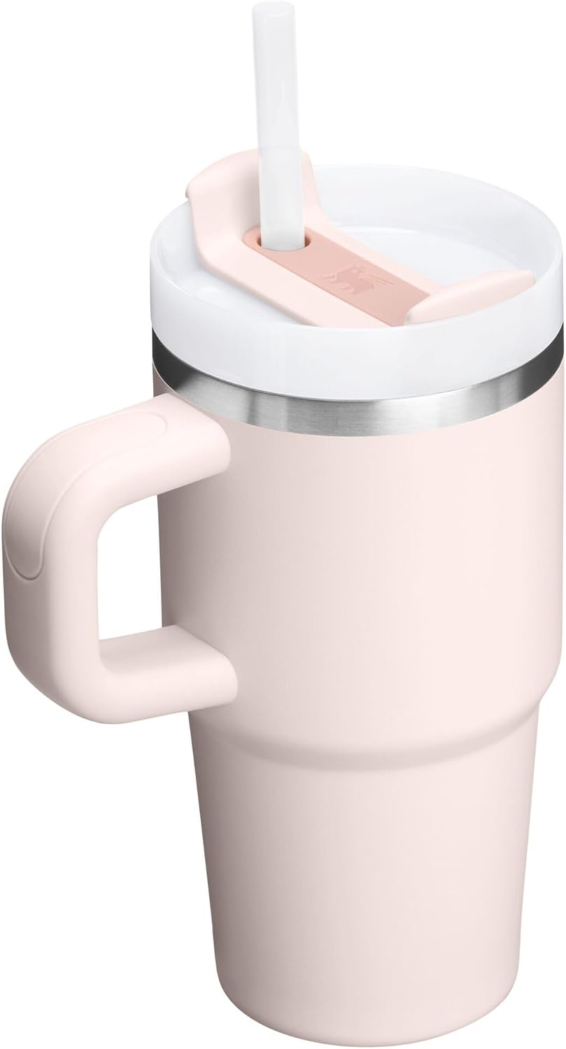 image:imageSTANLEY Quencher H20 Flow State Tumbler 20 oz Frost SprinkleRose Quartz 20