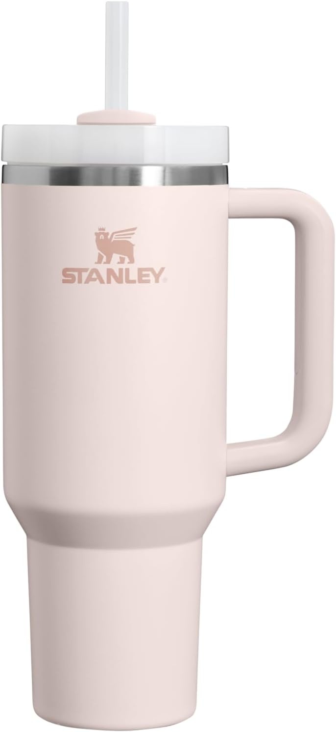 image:imageSTANLEY Quencher H20 Flow State Tumbler 20 oz Frost SprinkleRose Quartz 20