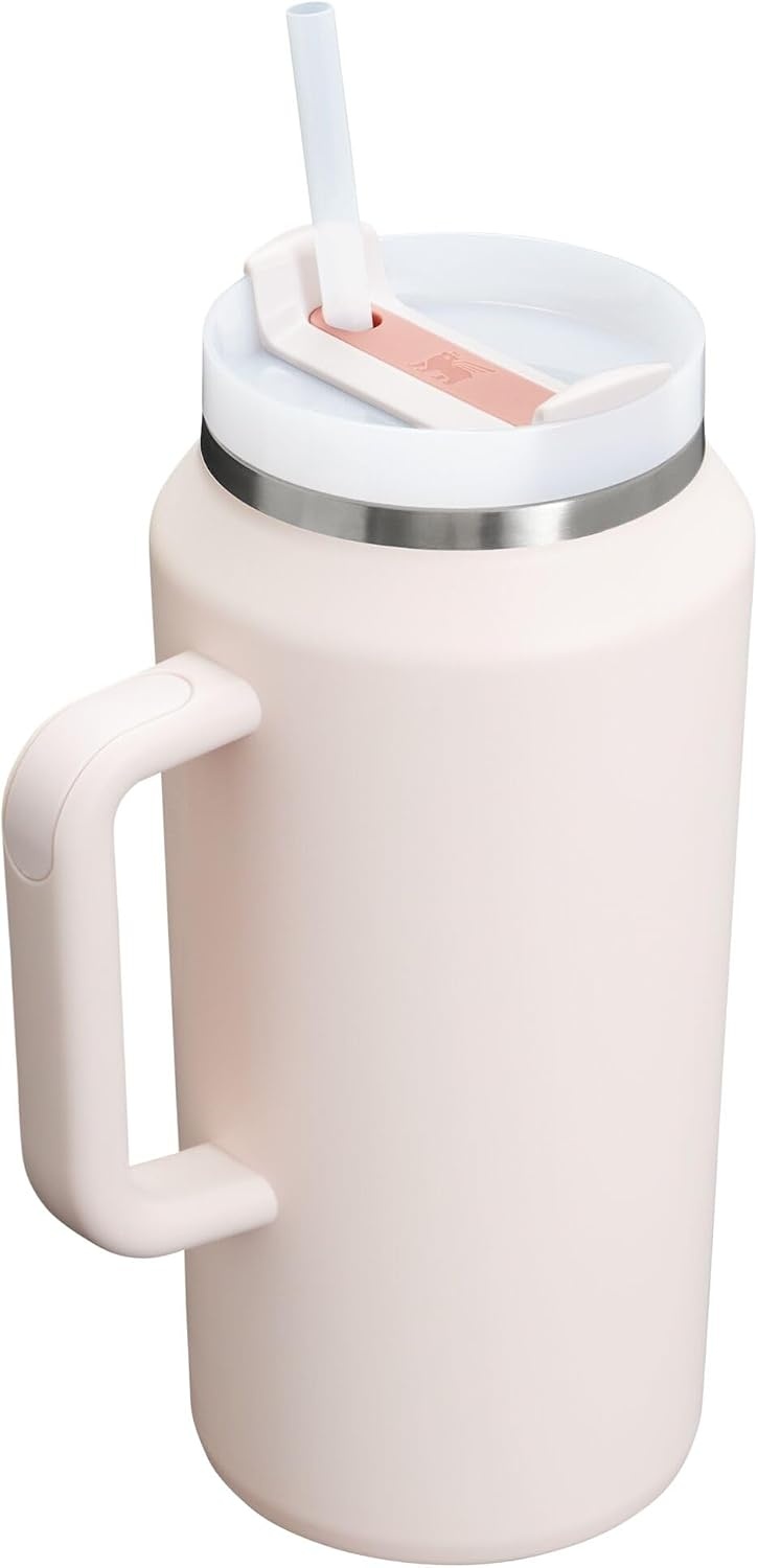 image:imageSTANLEY Quencher H20 Flow State Tumbler 20 oz Frost SprinkleRose Quartz 20