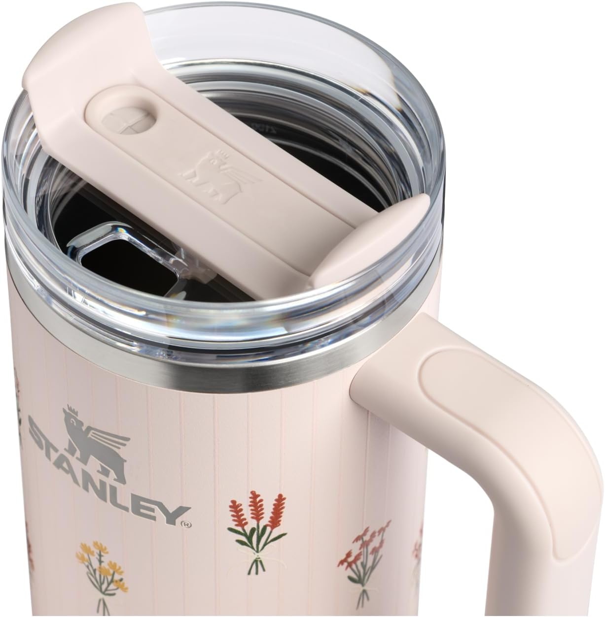 image:imageSTANLEY Quencher H20 Flow State Tumbler 20 oz Frost SprinkleRose Quartz Bouquets