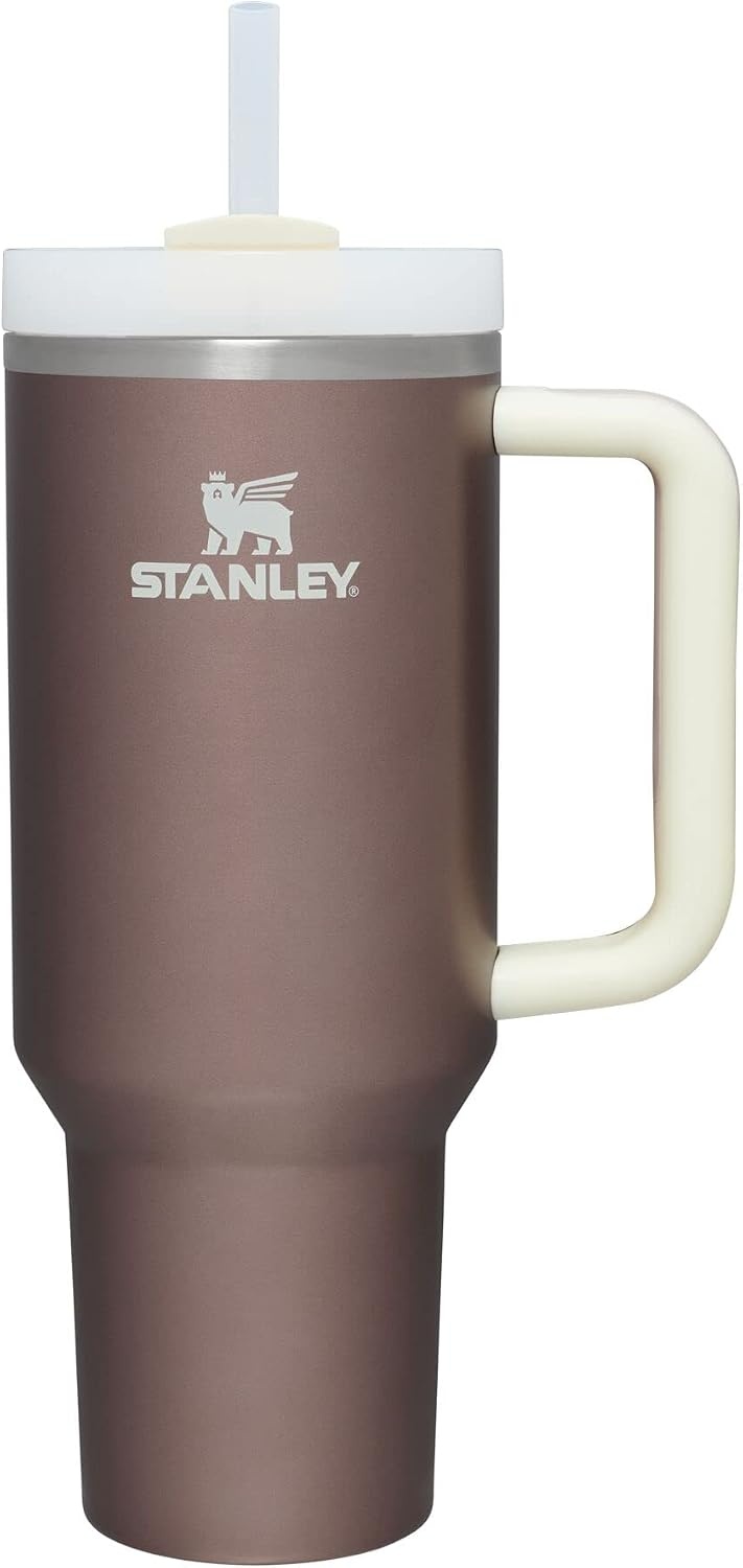 image:imageSTANLEY Quencher H20 Flow State Tumbler 20 oz Frost SprinkleRose Quartz Glow