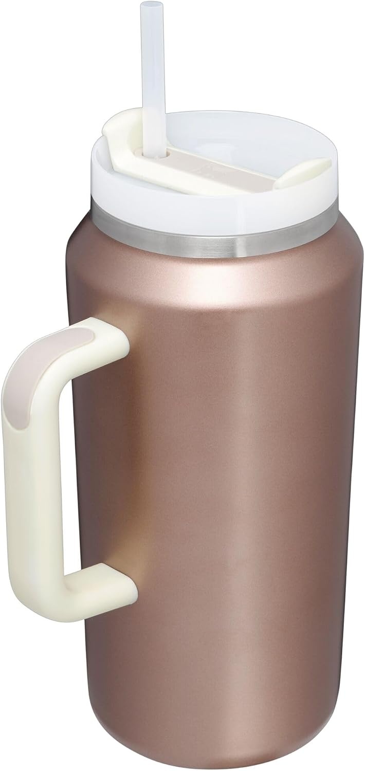 image:imageSTANLEY Quencher H20 Flow State Tumbler 20 oz Frost SprinkleRose Quartz Glow