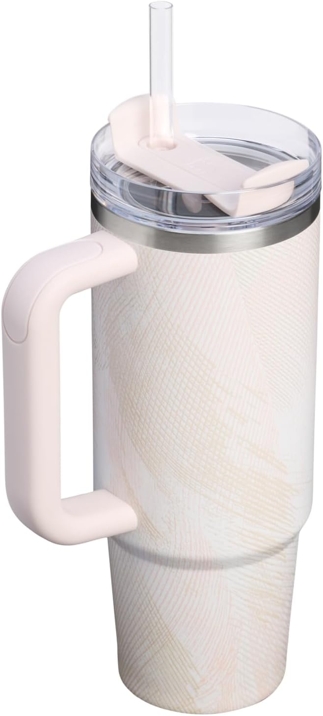 image:imageSTANLEY Quencher H20 Flow State Tumbler 20 oz Frost SprinkleSahara Plume