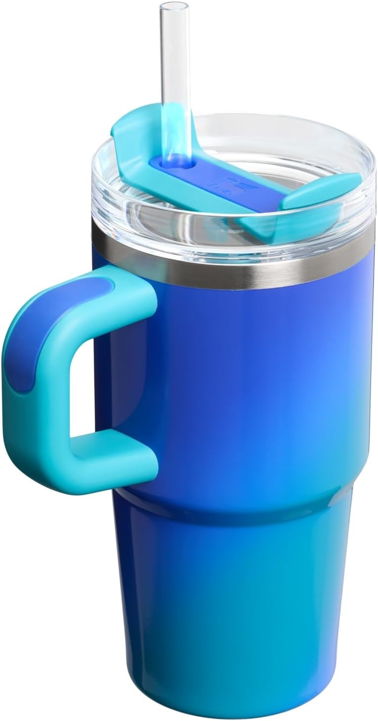 image:imageSTANLEY Quencher H20 Flow State Tumbler 20 oz Frost SprinkleSea Glass Aura