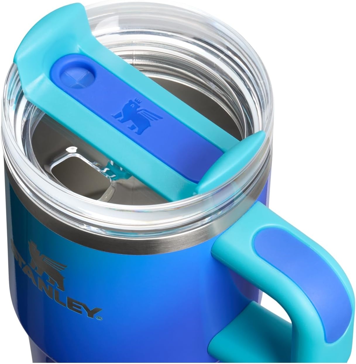 image:imageSTANLEY Quencher H20 Flow State Tumbler 20 oz Frost SprinkleSea Glass Aura