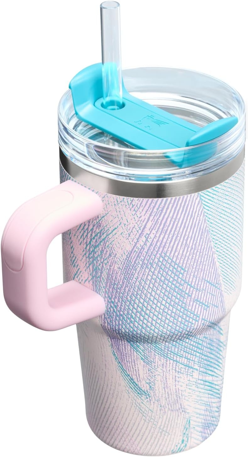 image:imageSTANLEY Quencher H20 Flow State Tumbler 20 oz Frost SprinkleSea Glass Plume
