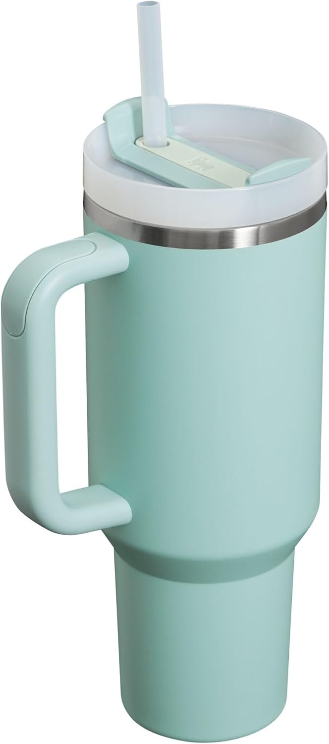 image:imageSTANLEY Quencher H20 Flow State Tumbler 20 oz Frost SprinkleSeafoam