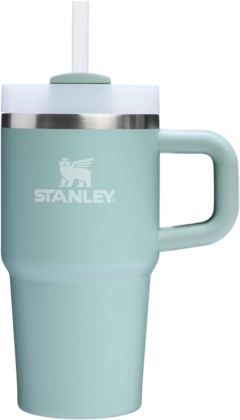 image:imageSTANLEY Quencher H20 Flow State Tumbler 20 oz Frost SprinkleSeafoam