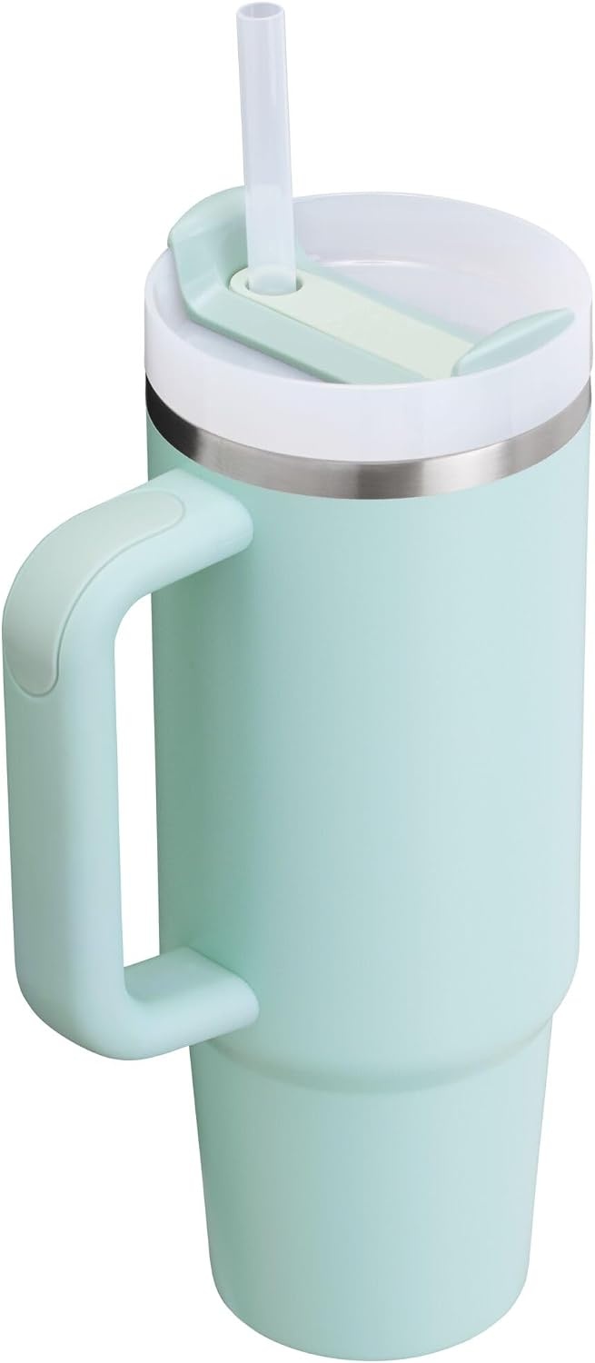 image:imageSTANLEY Quencher H20 Flow State Tumbler 20 oz Frost SprinkleSeafoam