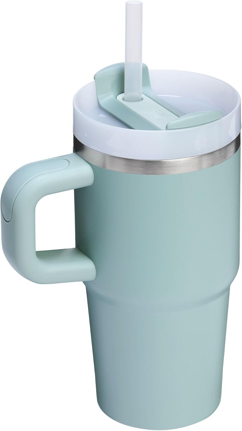 image:imageSTANLEY Quencher H20 Flow State Tumbler 20 oz Frost SprinkleSeafoam