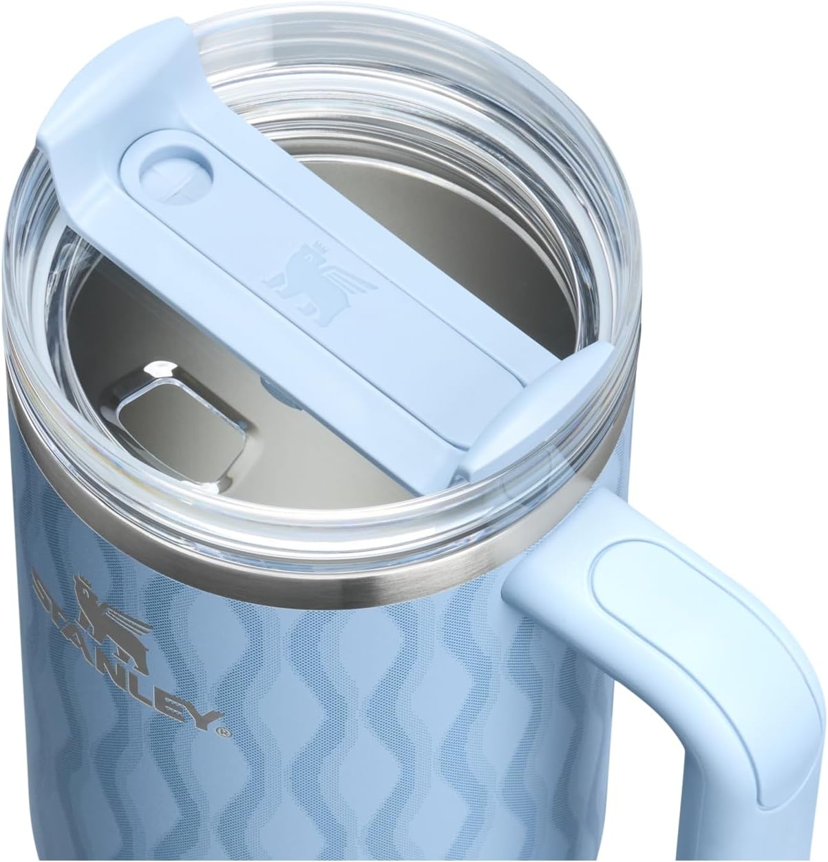 image:imageSTANLEY Quencher H20 Flow State Tumbler 20 oz Frost SprinkleSlate Blue Drift